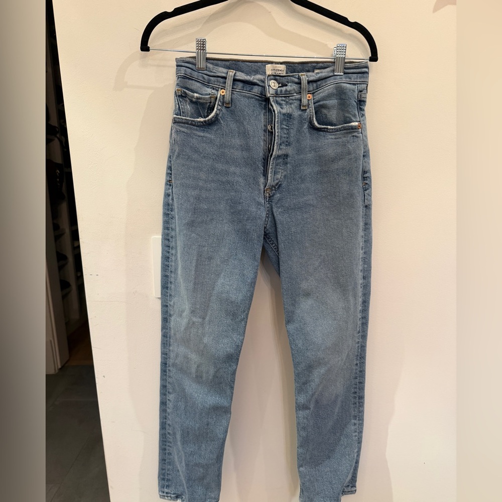 Citizens Of Humanity High Rise Denim Jeans Charlotte Crop, size 26
